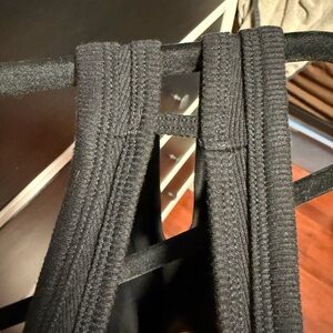 GAP Black Ribbed Tank Top